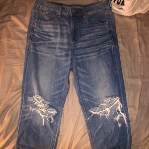 High-Rise Tom Girl jeans size 12 long